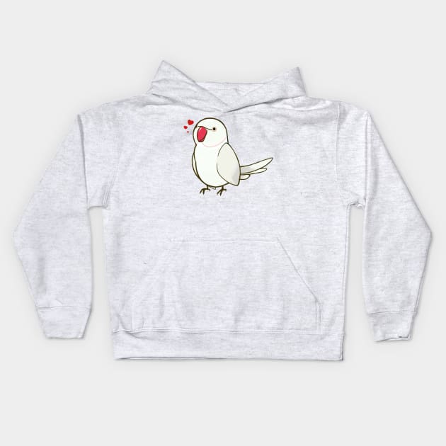 Ringneck Parakeet 4 Kids Hoodie by Shemii